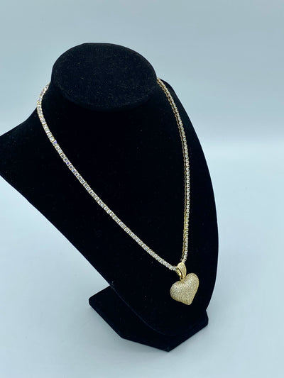 18K Gold Plated Tennis Necklace